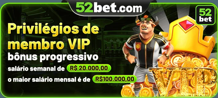 Promoções de slots e serviços VIP no app 52bet.com